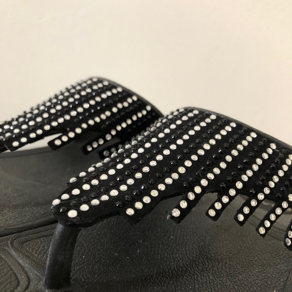 Bolaro Rhinestone rubber sandals - Picture 2 of 7